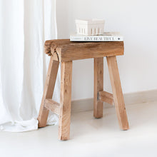 Load image into Gallery viewer, Rustic Wood Stool