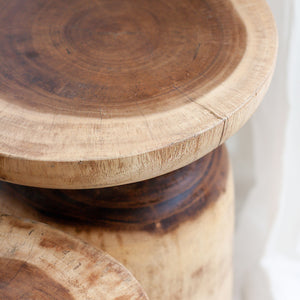 Suar Wood Side Table