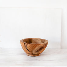Load image into Gallery viewer, Teak Wood Decor Bowl