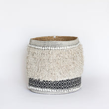 Load image into Gallery viewer, Cotton &amp; Jute Woven Basket